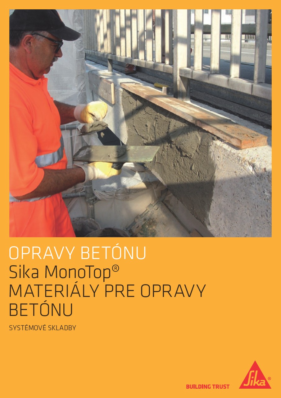 Sika MonoTop® Materiály pre opravy betónu